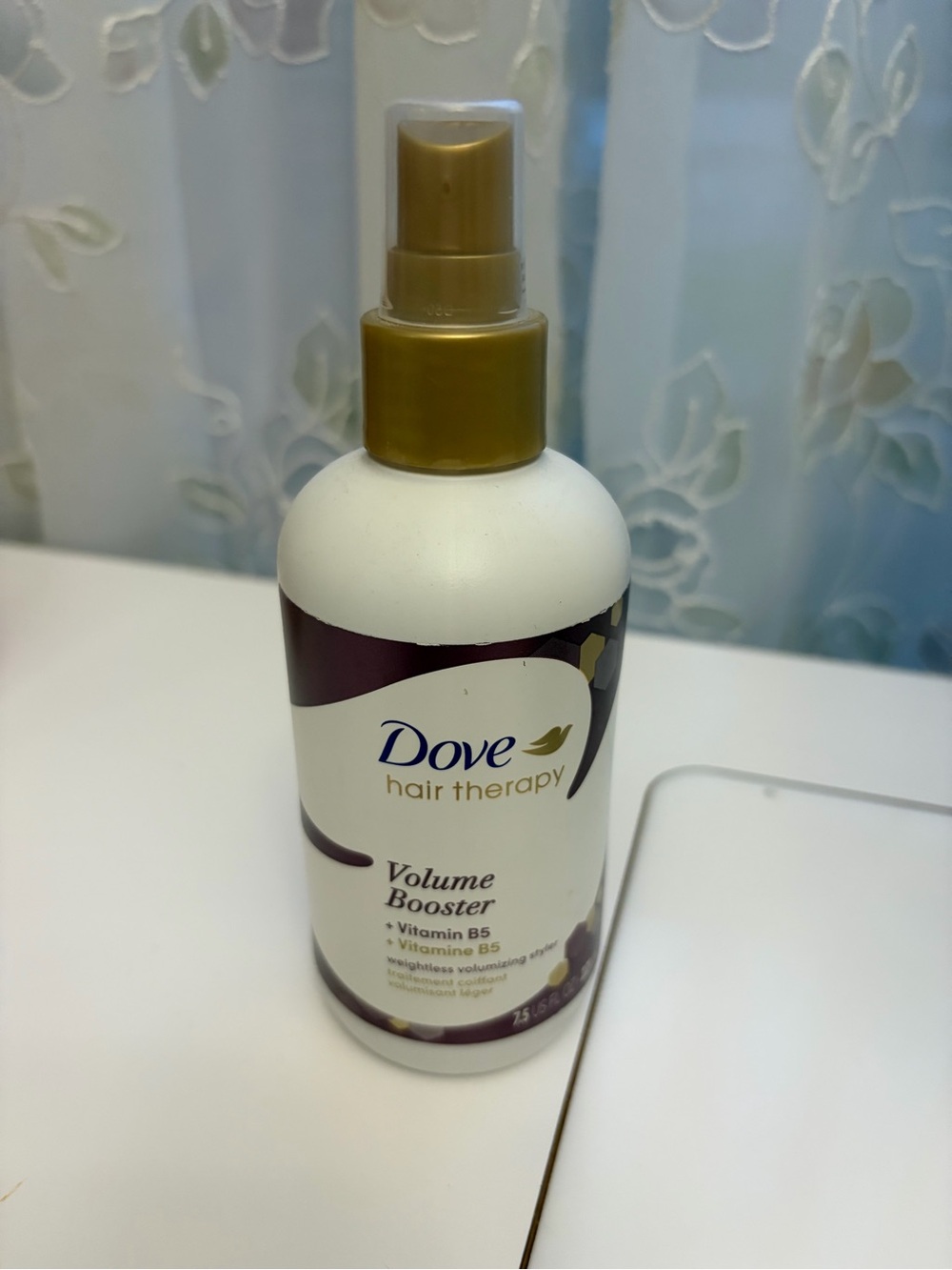 Dove Hair Therapy Volume Booster Spray - White & Gold